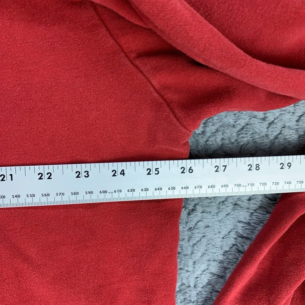 The North Face Hoodie Men's 2XL XXL Red Half Dome Pullover Outdoors Soft